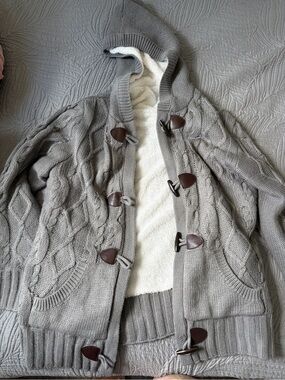 Cozy button up sweater